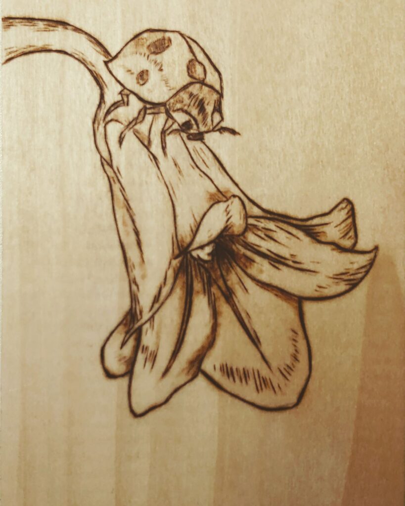 Ladybug on Lily (unpainted)